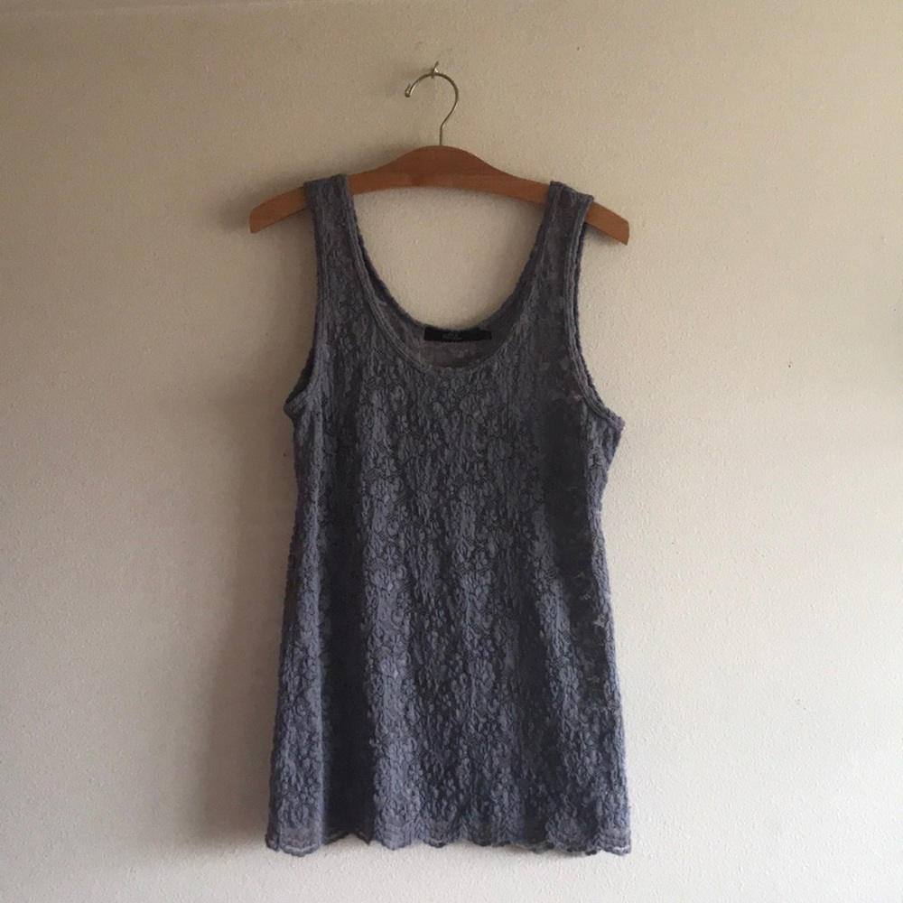 BKE Boutique Lace Tank